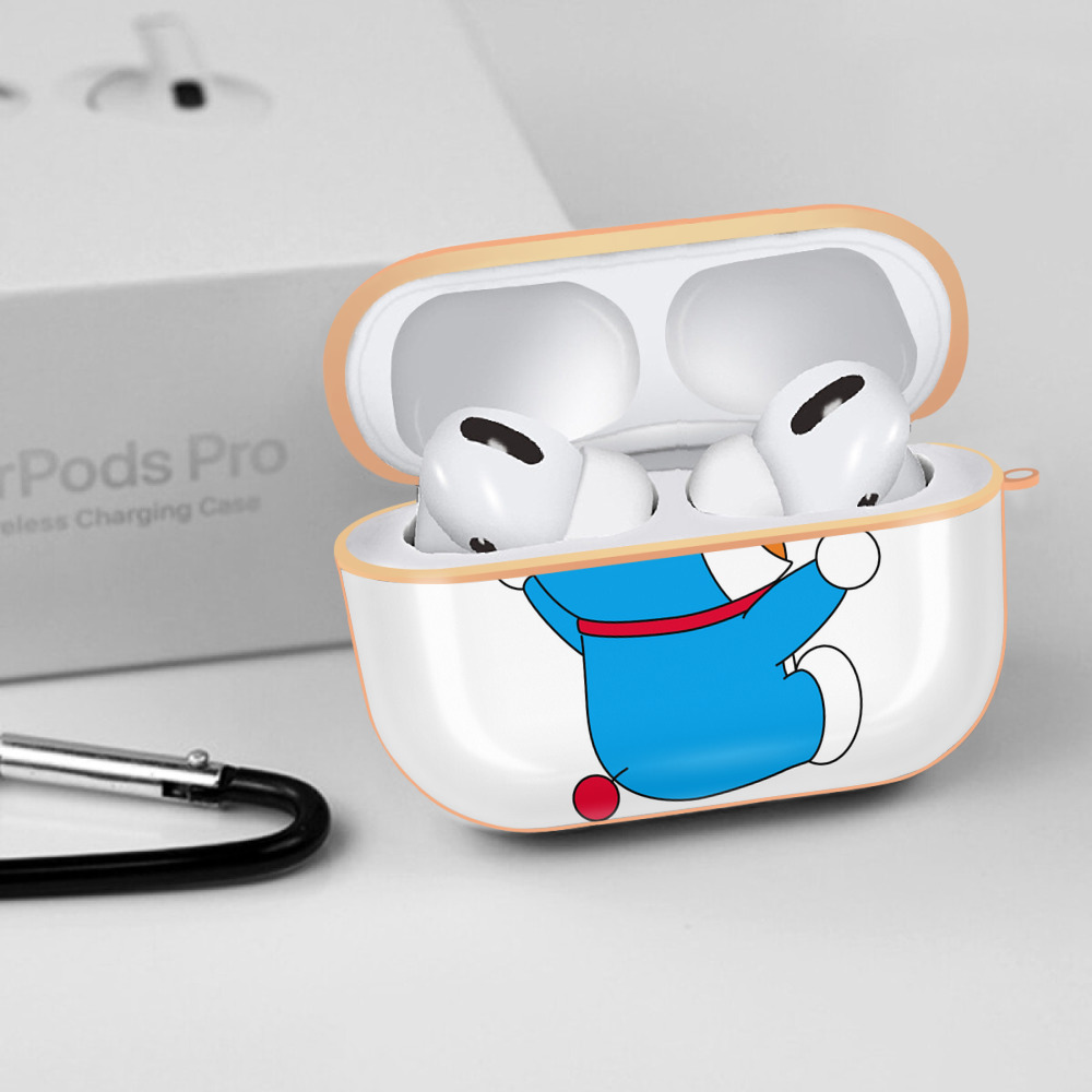 ドラえもん Doraemon 【AirPods Pro用】ハードシェル保護ケース｜耐衝撃・防指紋・カラビナ付き商品仕様