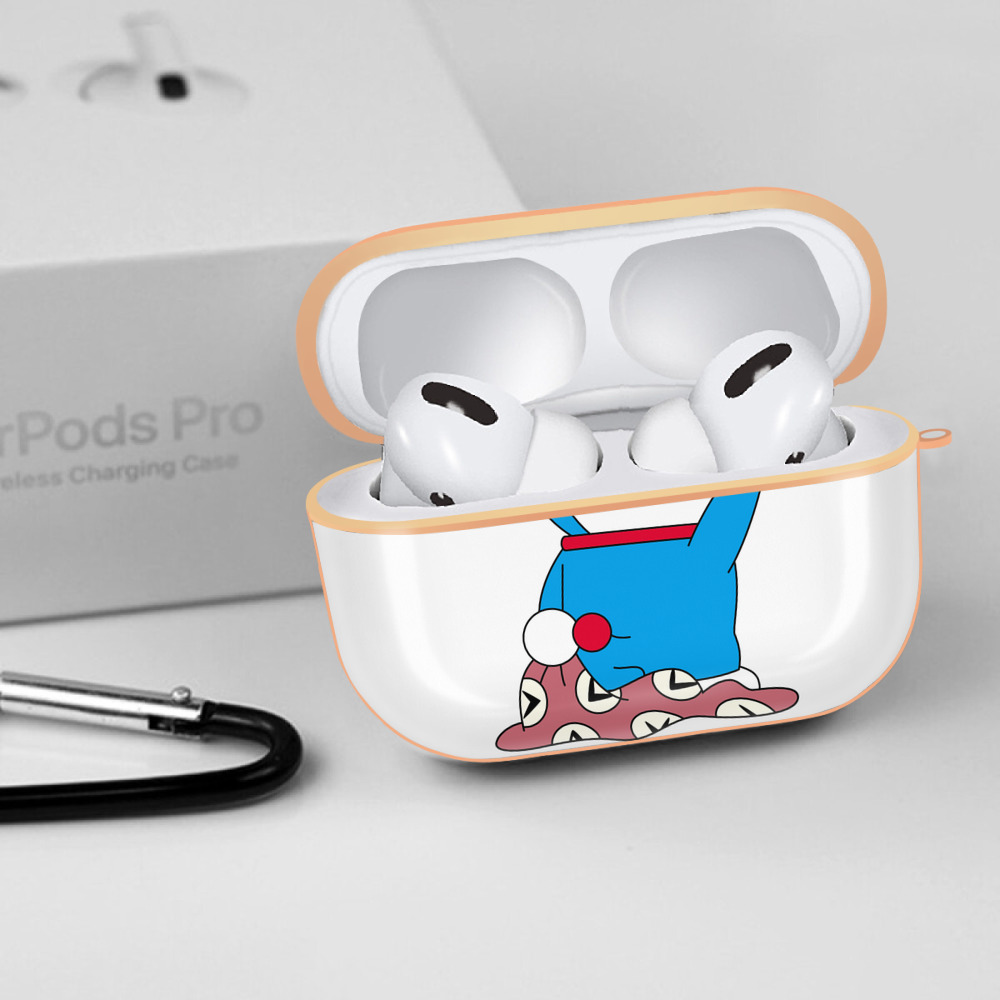 ドラえもん Doraemon 【AirPods Pro用】ハードシェル保護ケース｜耐衝撃・防指紋・カラビナ付き商品仕様