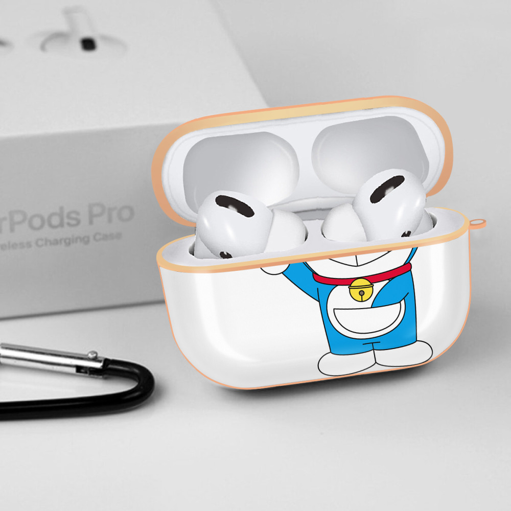 ドラえもん Doraemon 【AirPods Pro用】ハードシェル保護ケース｜耐衝撃・防指紋・カラビナ付き商品仕様