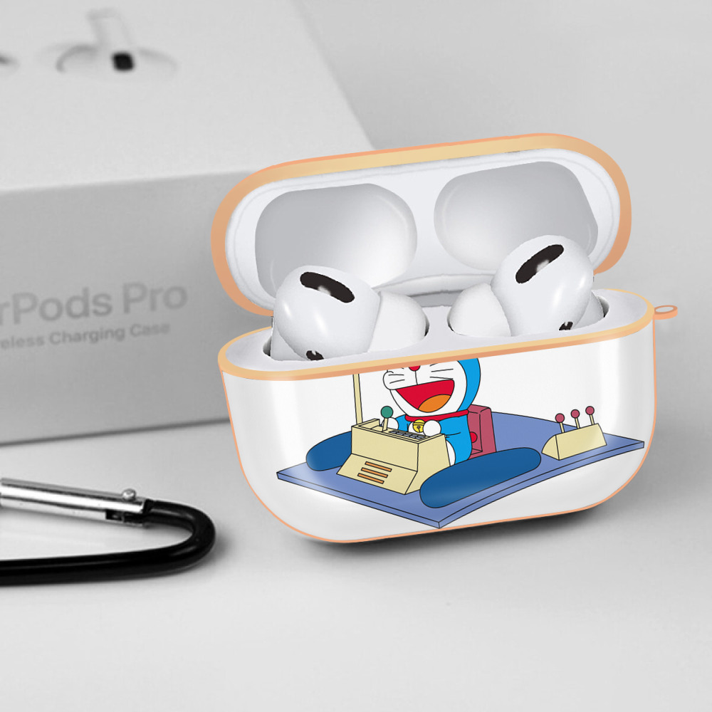 ドラえもん Doraemon 【AirPods Pro用】ハードシェル保護ケース｜耐衝撃・防指紋・カラビナ付き商品仕様