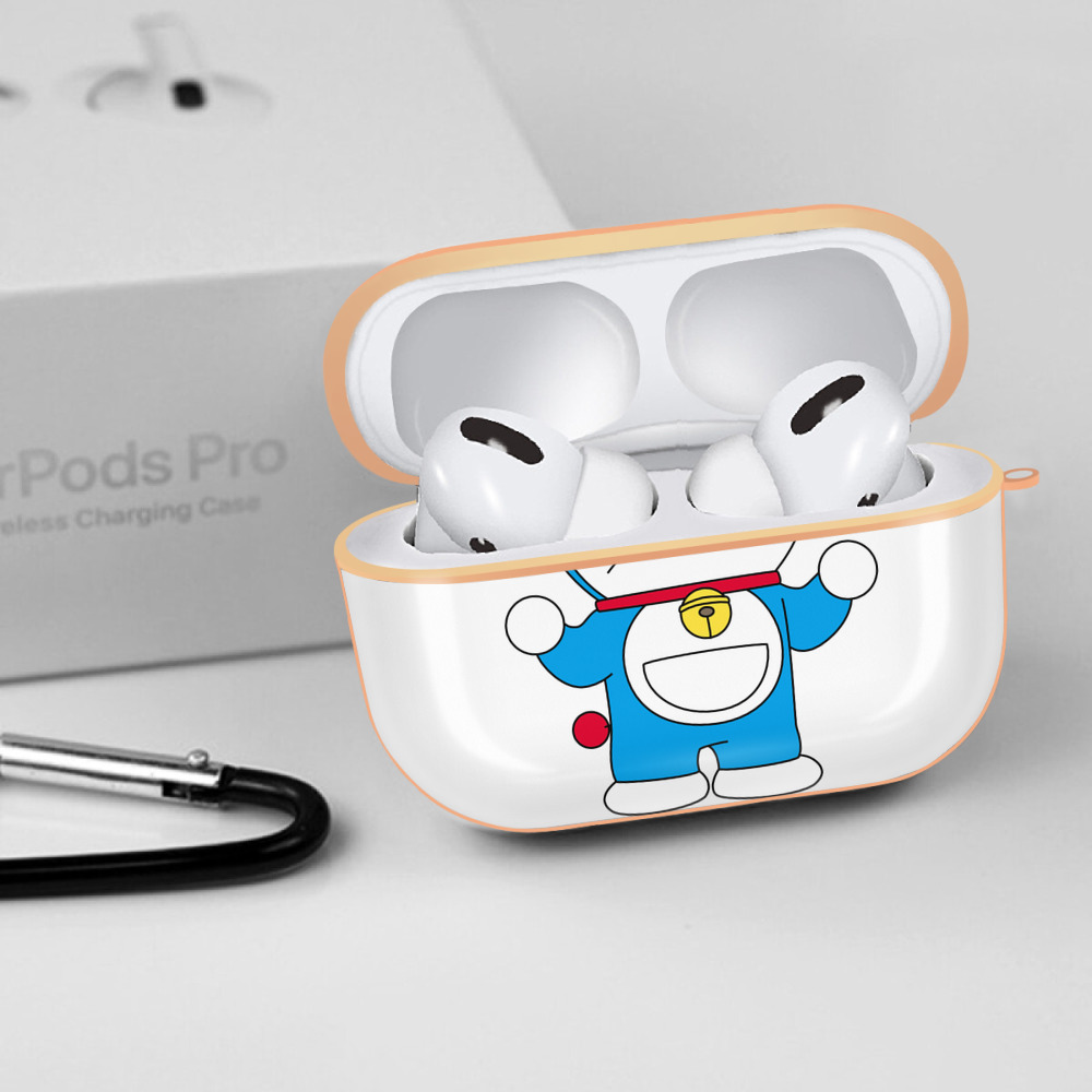 ドラえもん Doraemon 【AirPods Pro用】ハードシェル保護ケース｜耐衝撃・防指紋・カラビナ付き商品仕様