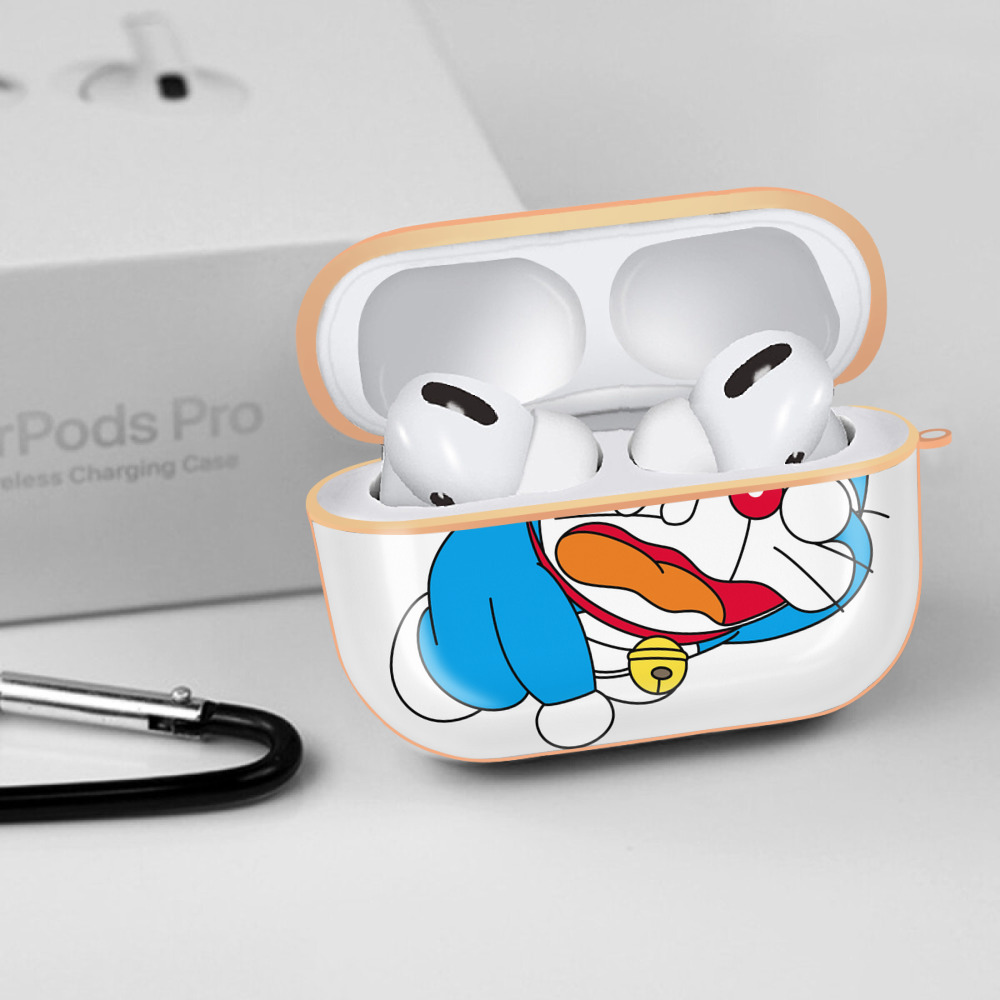 ドラえもん Doraemon 【AirPods Pro用】ハードシェル保護ケース｜耐衝撃・防指紋・カラビナ付き商品仕様