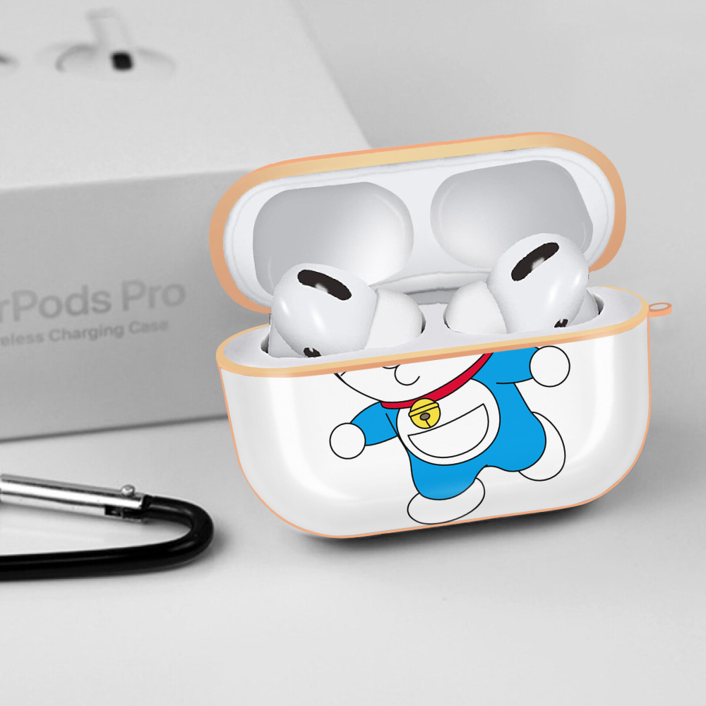ドラえもん Doraemon 【AirPods Pro用】ハードシェル保護ケース｜耐衝撃・防指紋・カラビナ付き商品仕様