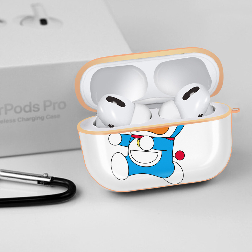 ドラえもん Doraemon 【AirPods Pro用】ハードシェル保護ケース｜耐衝撃・防指紋・カラビナ付き商品仕様