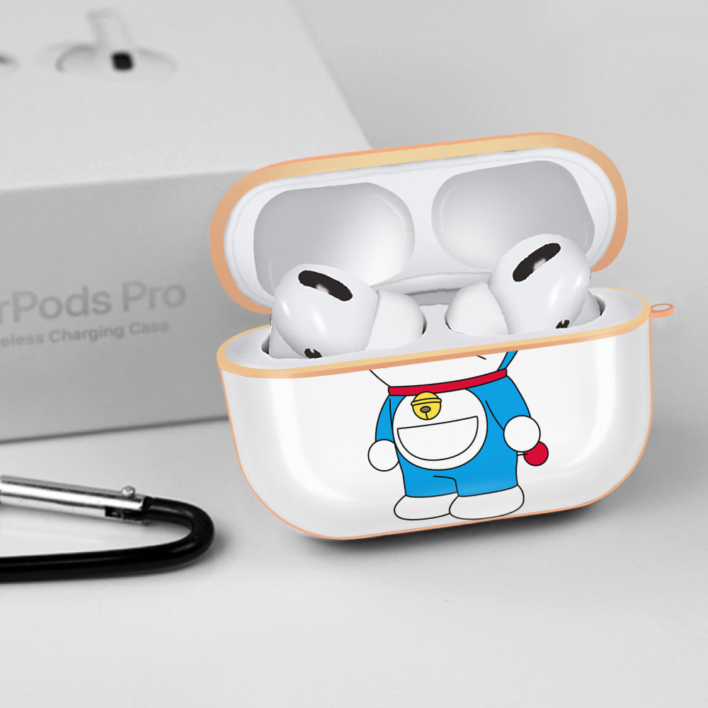 ドラえもん Doraemon 【AirPods Pro用】ハードシェル保護ケース｜耐衝撃・防指紋・カラビナ付き商品仕様