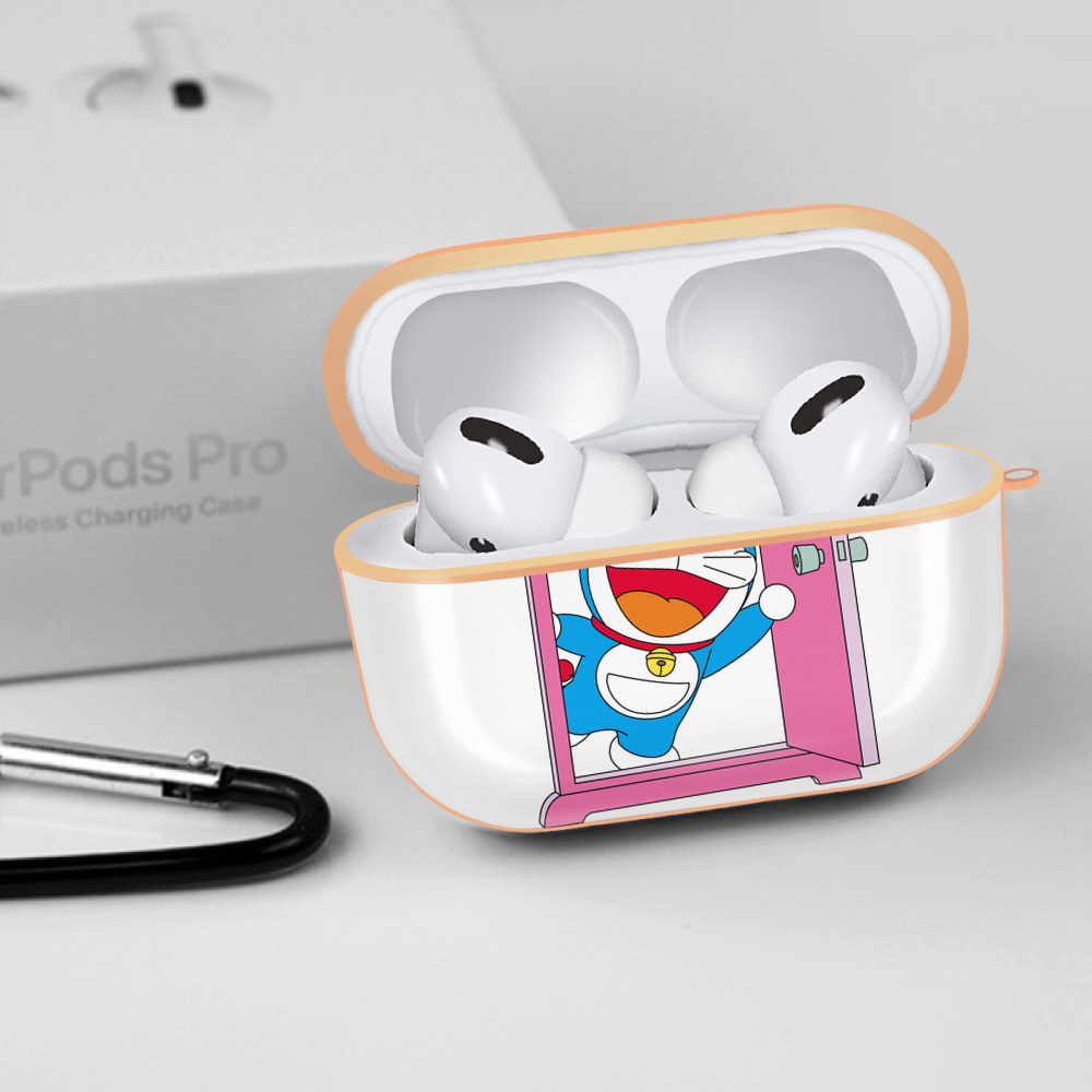 ドラえもん Doraemon 【AirPods Pro用】ハードシェル保護ケース｜耐衝撃・防指紋・カラビナ付き商品仕様