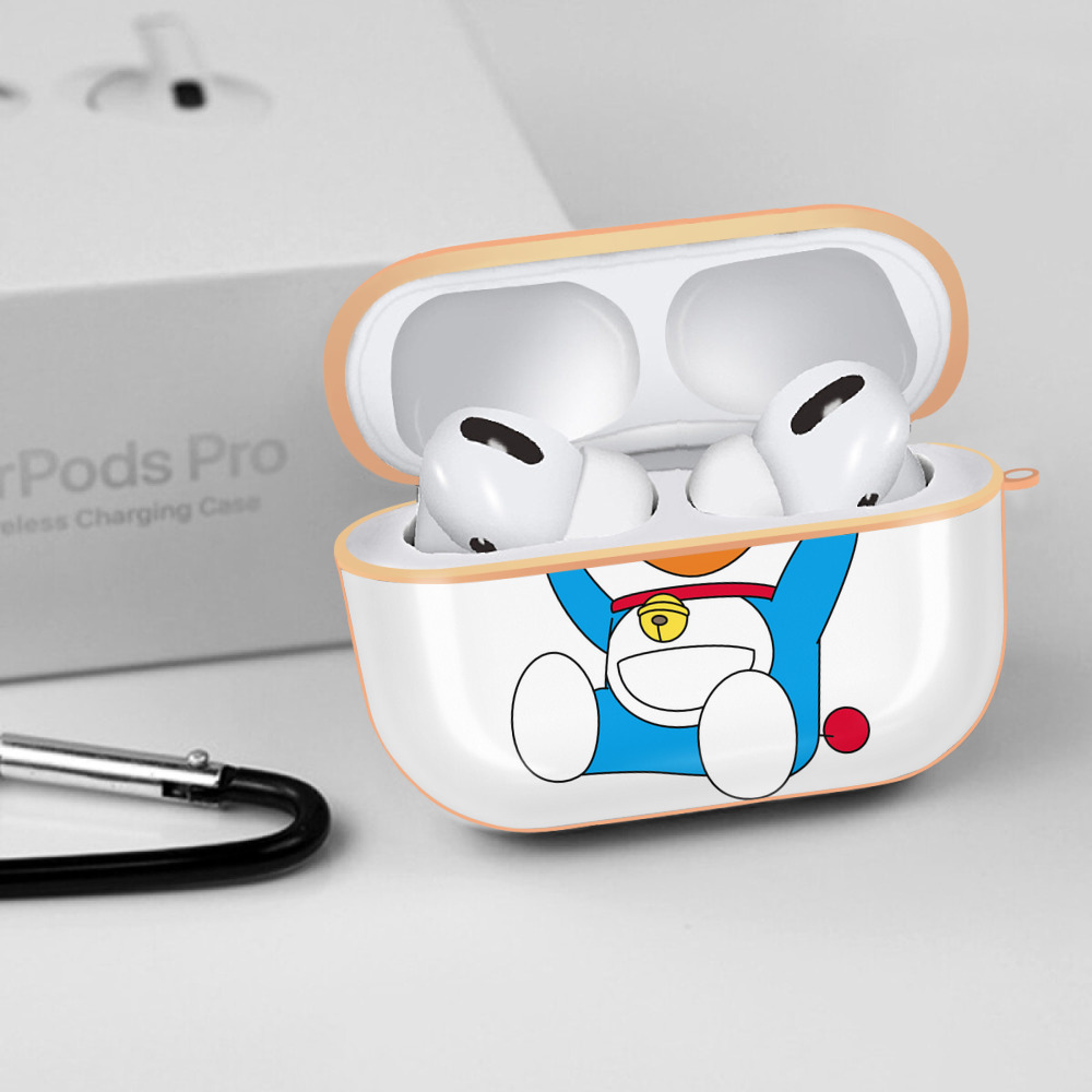 ドラえもん Doraemon 【AirPods Pro用】ハードシェル保護ケース｜耐衝撃・防指紋・カラビナ付き商品仕様