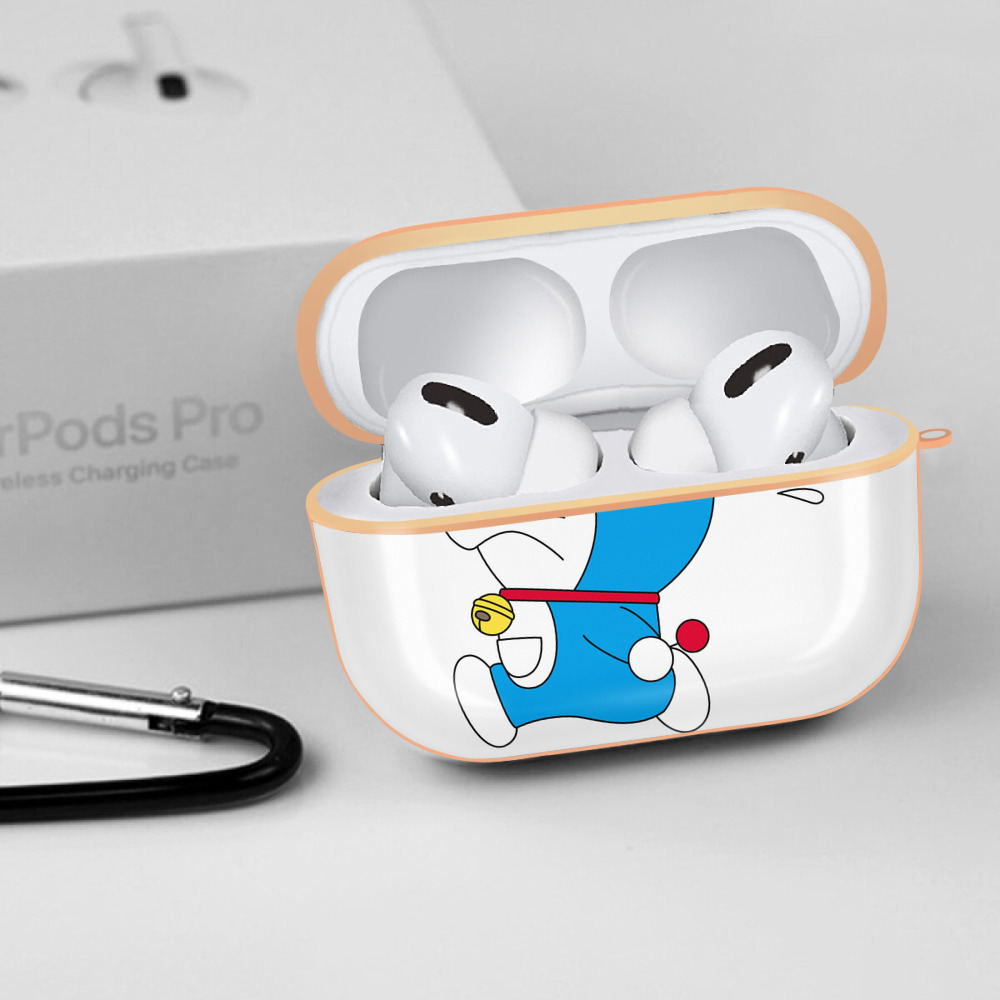 ドラえもん Doraemon 【AirPods Pro用】ハードシェル保護ケース｜耐衝撃・防指紋・カラビナ付き商品仕様