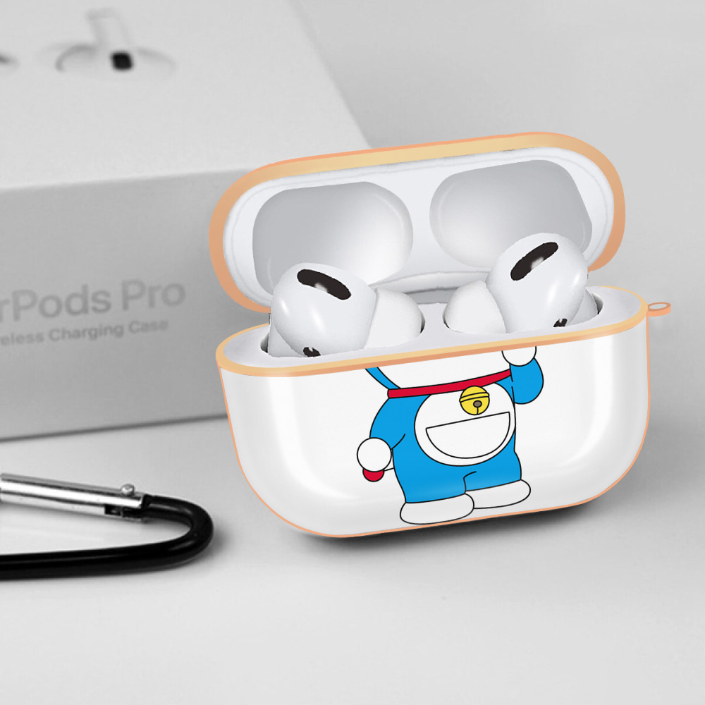 ドラえもん Doraemon 【AirPods Pro用】ハードシェル保護ケース｜耐衝撃・防指紋・カラビナ付き商品仕様