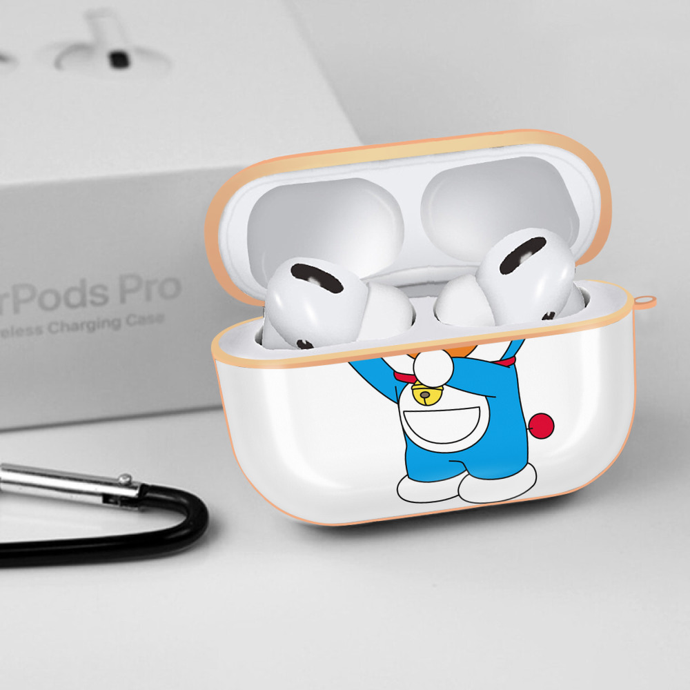 ドラえもん Doraemon 【AirPods Pro用】ハードシェル保護ケース｜耐衝撃・防指紋・カラビナ付き商品仕様