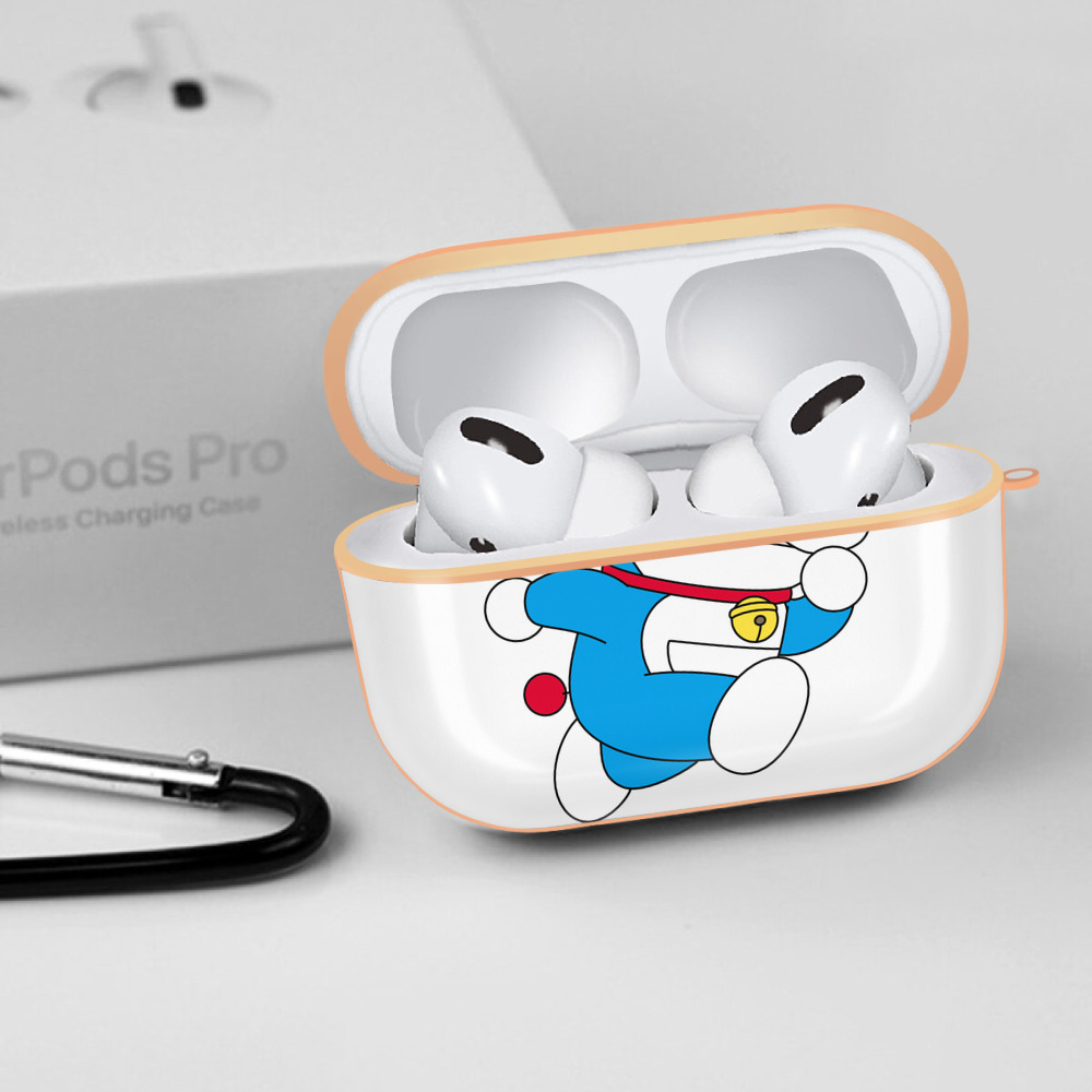 ドラえもん Doraemon 【AirPods Pro用】ハードシェル保護ケース｜耐衝撃・防指紋・カラビナ付き商品仕様