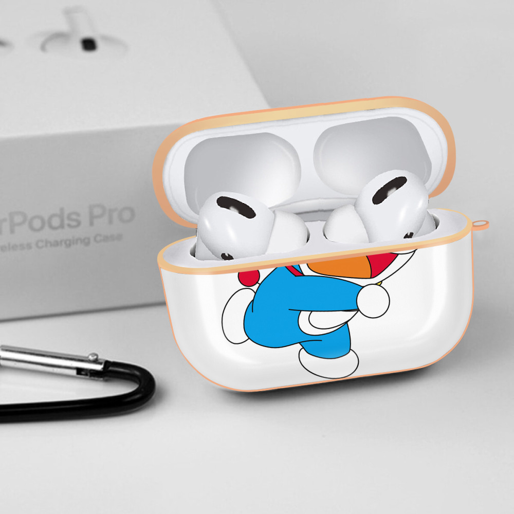 ドラえもん Doraemon 【AirPods Pro用】ハードシェル保護ケース｜耐衝撃・防指紋・カラビナ付き商品仕様