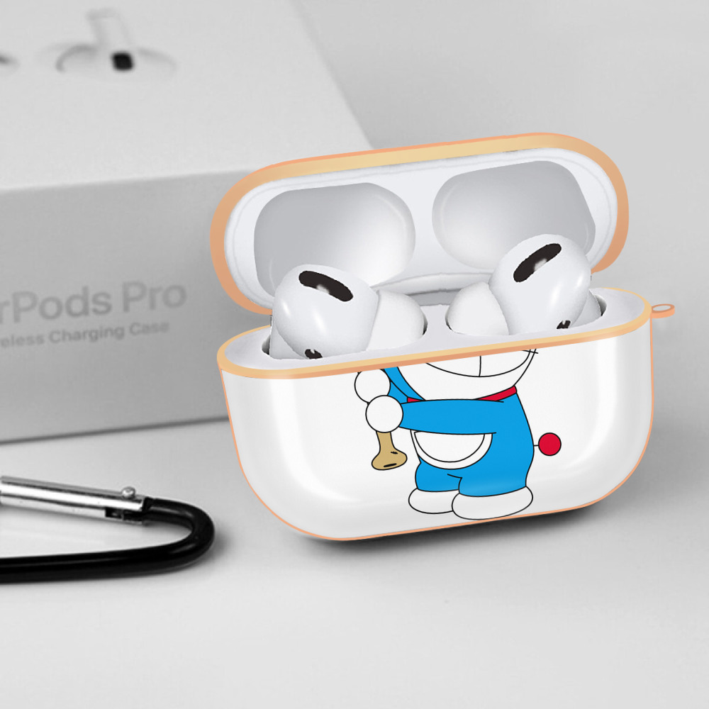 ドラえもん Doraemon 【AirPods Pro用】ハードシェル保護ケース｜耐衝撃・防指紋・カラビナ付き商品仕様
