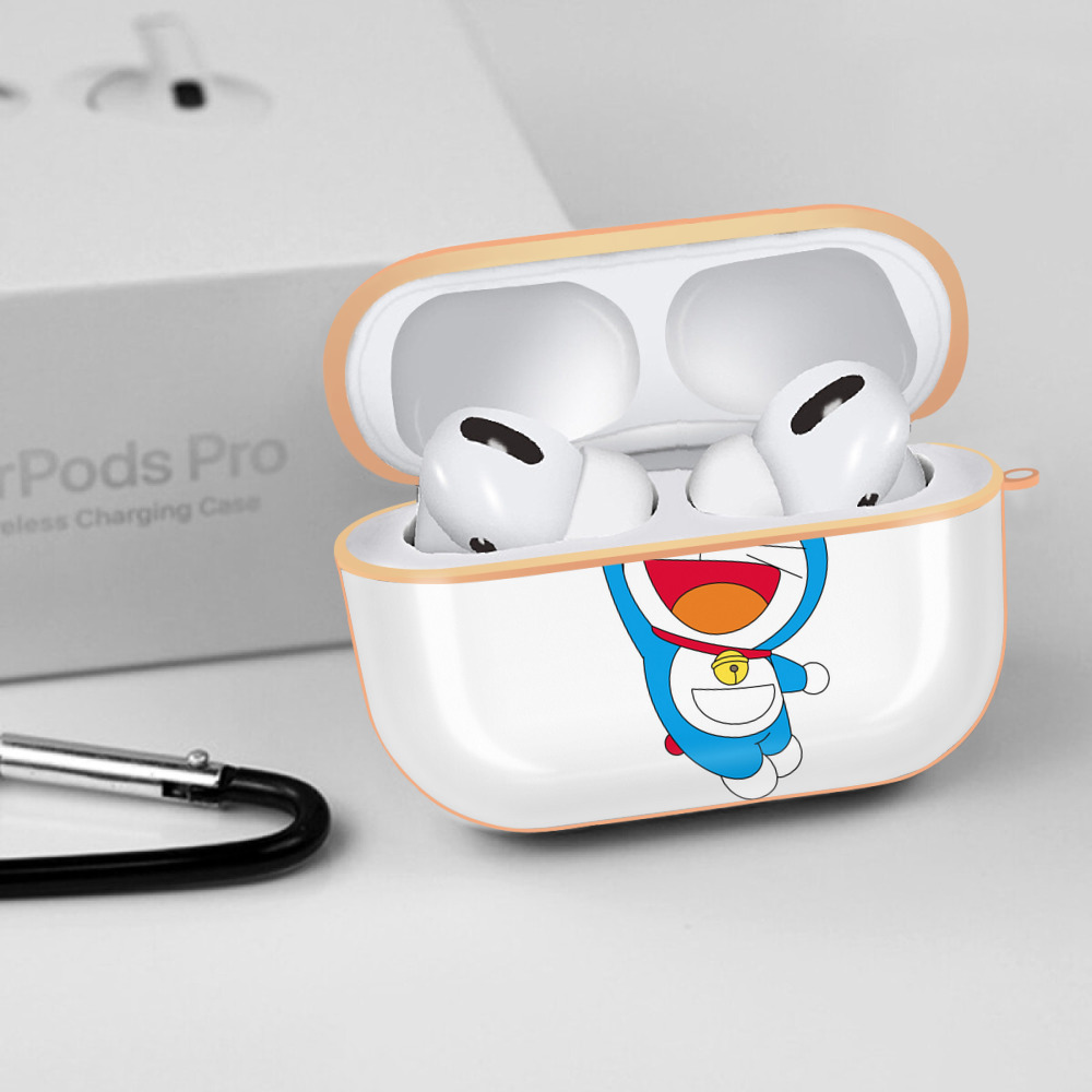 ドラえもん Doraemon 【AirPods Pro用】ハードシェル保護ケース｜耐衝撃・防指紋・カラビナ付き商品仕様