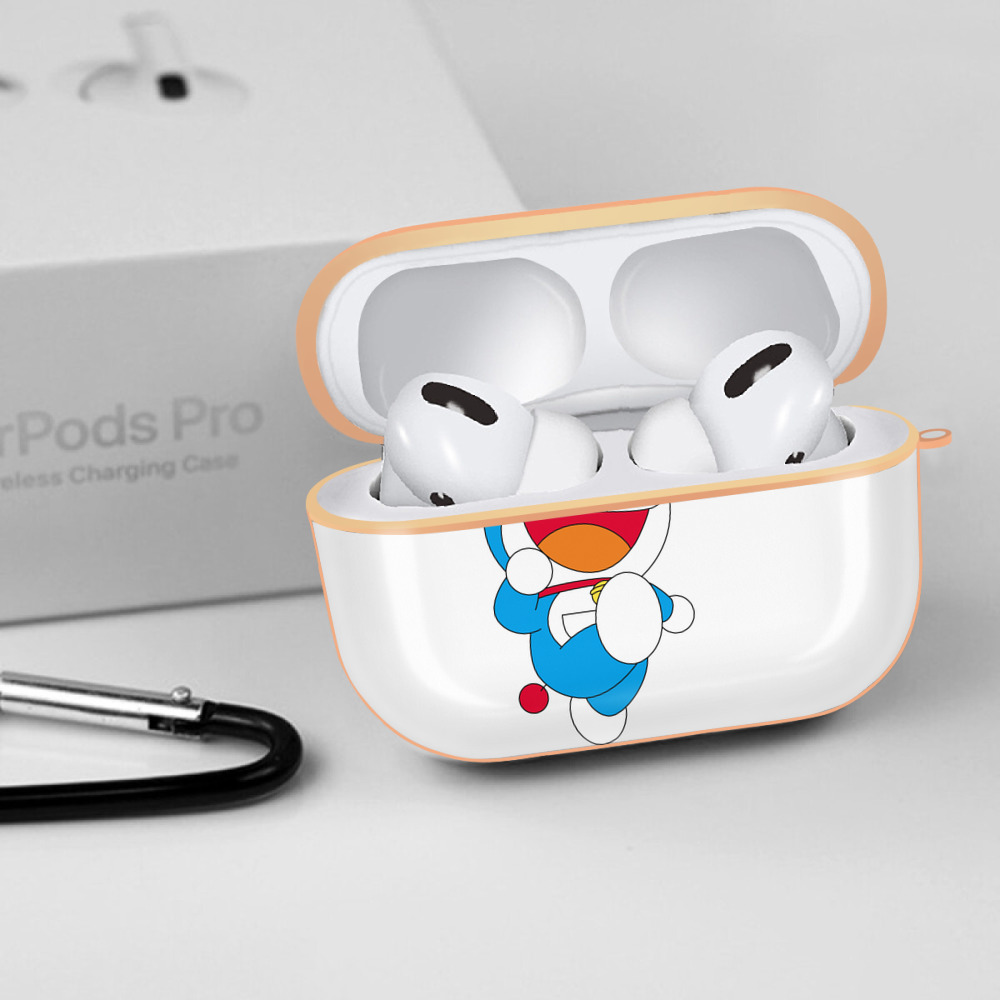 ドラえもん Doraemon 【AirPods Pro用】ハードシェル保護ケース｜耐衝撃・防指紋・カラビナ付き商品仕様