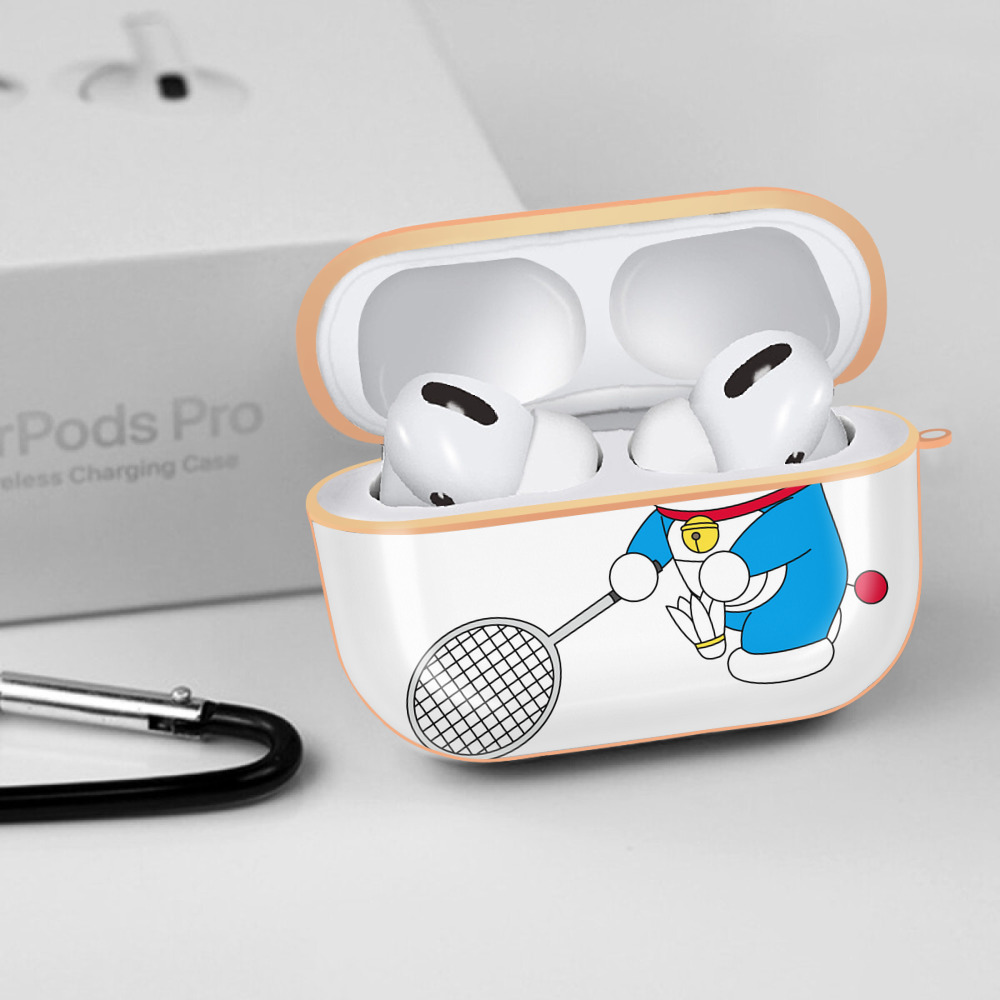 ドラえもん Doraemon 【AirPods Pro用】ハードシェル保護ケース｜耐衝撃・防指紋・カラビナ付き商品仕様