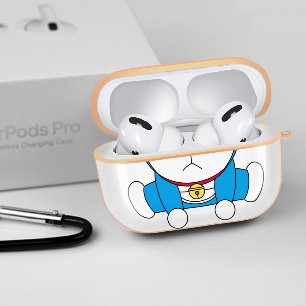 ドラえもん Doraemon 【AirPods Pro用】ハードシェル保護ケース｜耐衝撃・防指紋・カラビナ付き商品仕様