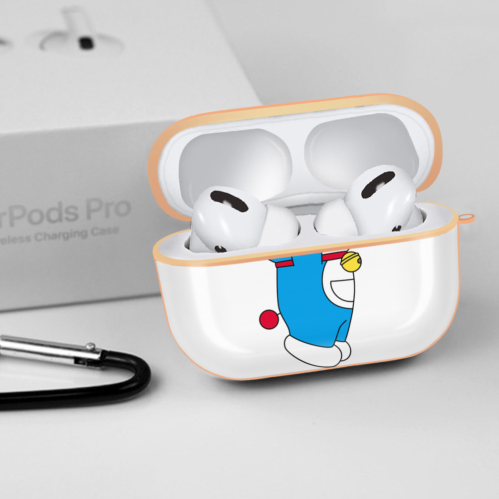 ドラえもん Doraemon 【AirPods Pro用】ハードシェル保護ケース｜耐衝撃・防指紋・カラビナ付き商品仕様