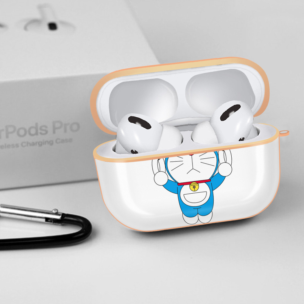 ドラえもん Doraemon 【AirPods Pro用】ハードシェル保護ケース｜耐衝撃・防指紋・カラビナ付き商品仕様