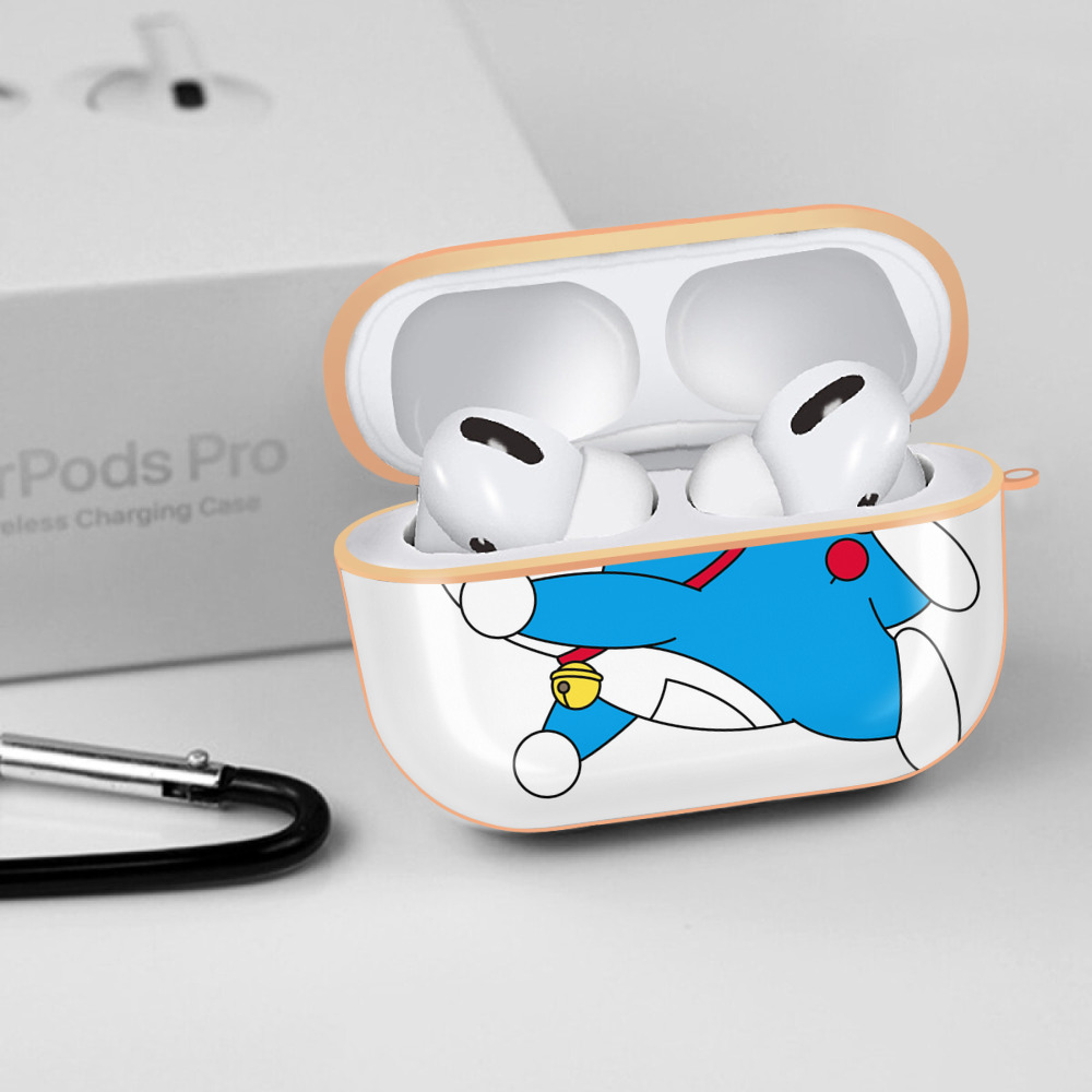 ドラえもん Doraemon 【AirPods Pro用】ハードシェル保護ケース｜耐衝撃・防指紋・カラビナ付き商品仕様