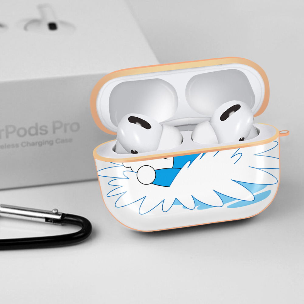 ドラえもん Doraemon 【AirPods Pro用】ハードシェル保護ケース｜耐衝撃・防指紋・カラビナ付き商品仕様