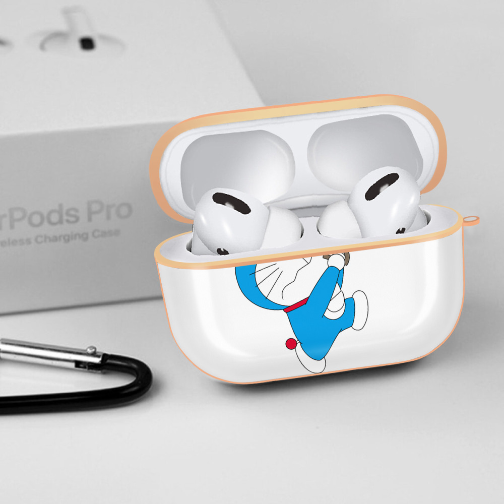 ドラえもん Doraemon 【AirPods Pro用】ハードシェル保護ケース｜耐衝撃・防指紋・カラビナ付き商品仕様