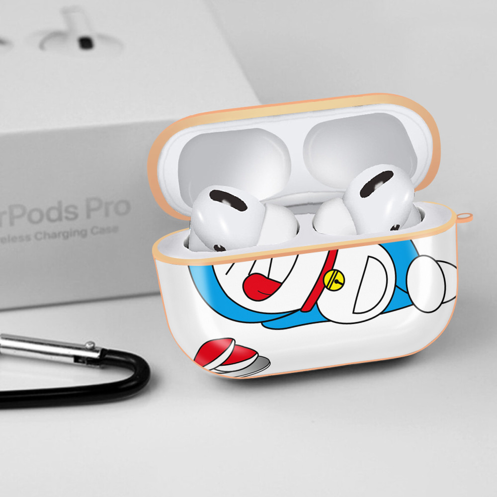 ドラえもん Doraemon 【AirPods Pro用】ハードシェル保護ケース｜耐衝撃・防指紋・カラビナ付き商品仕様
