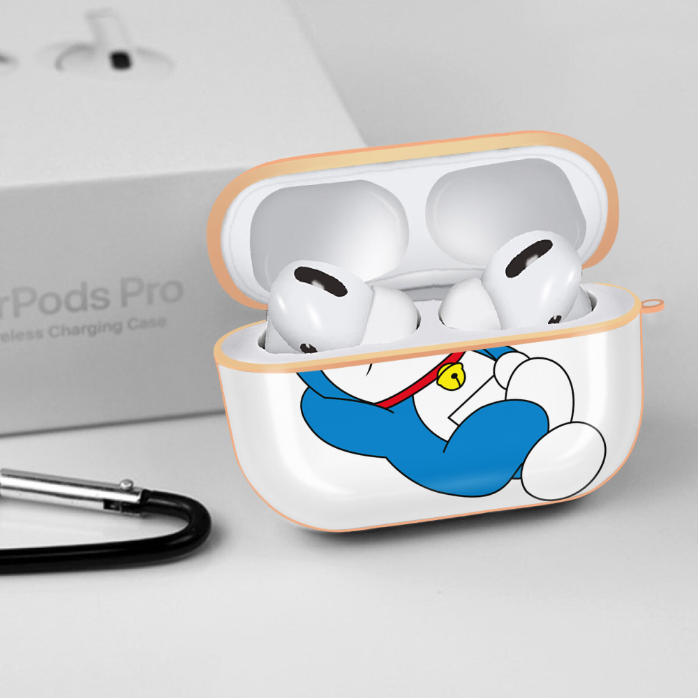 ドラえもん Doraemon 【AirPods Pro用】ハードシェル保護ケース｜耐衝撃・防指紋・カラビナ付き商品仕様