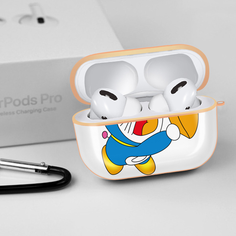 ドラえもん Doraemon 【AirPods Pro用】ハードシェル保護ケース｜耐衝撃・防指紋・カラビナ付き商品仕様