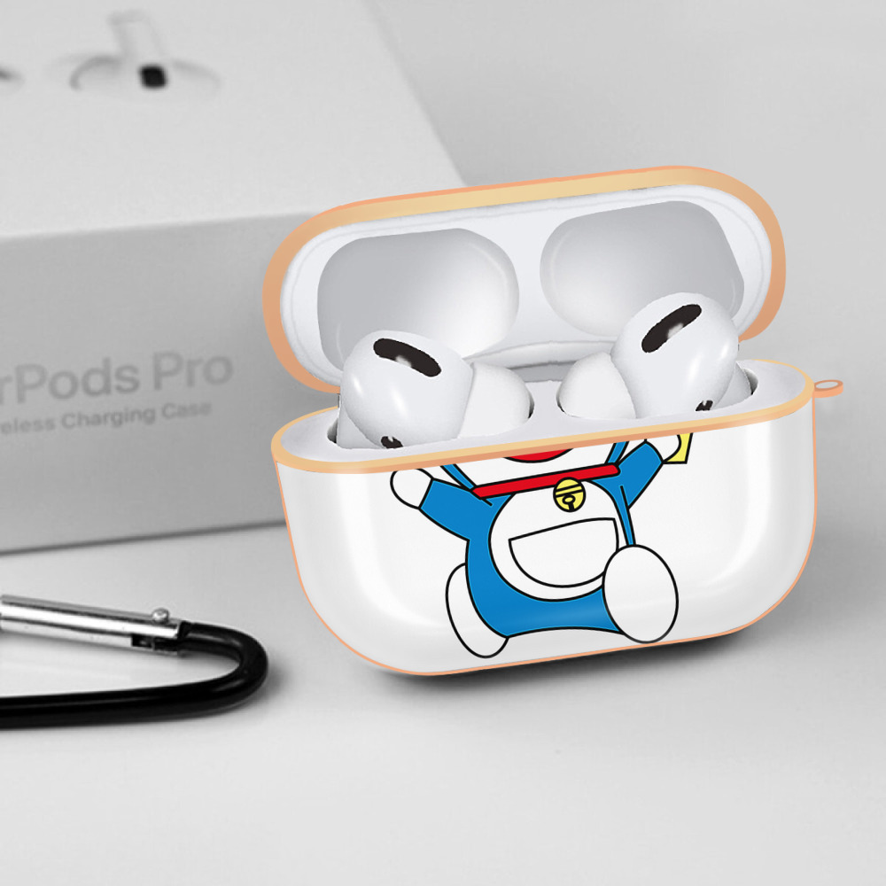 ドラえもん Doraemon 【AirPods Pro用】ハードシェル保護ケース｜耐衝撃・防指紋・カラビナ付き商品仕様