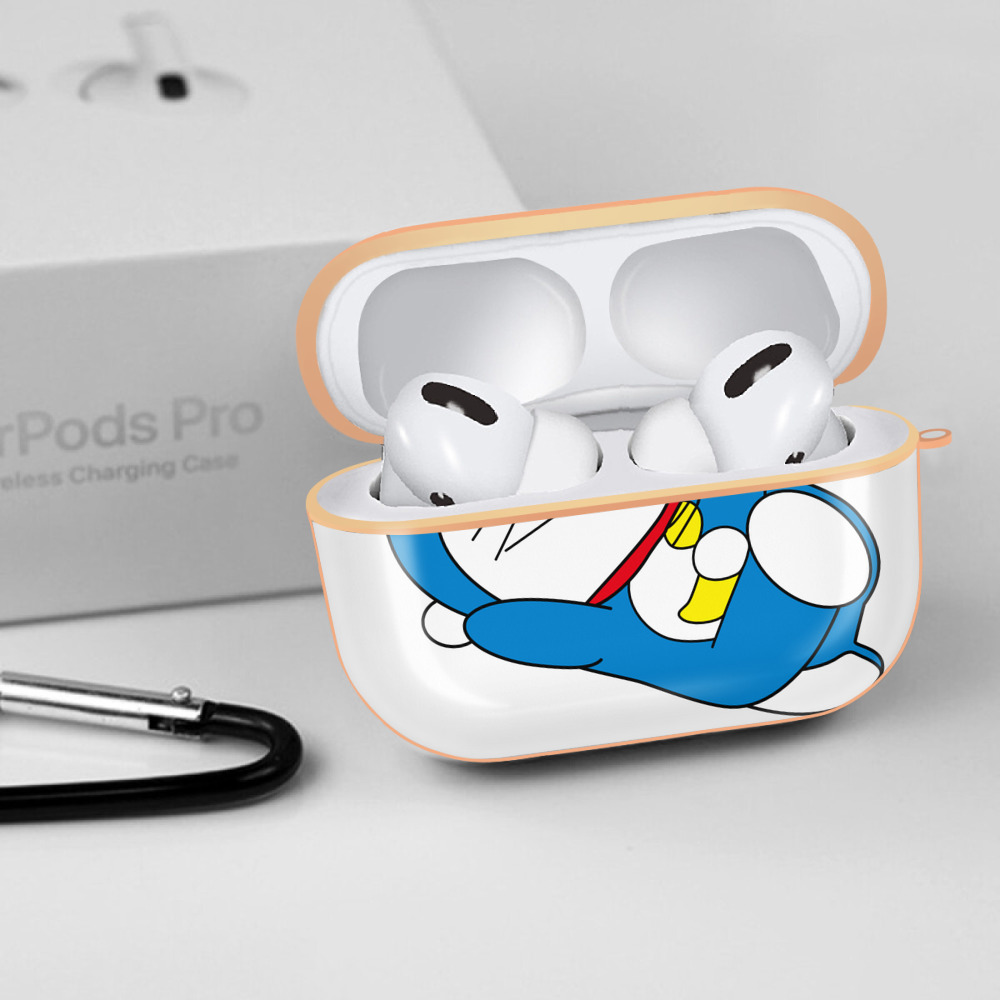 ドラえもん Doraemon 【AirPods Pro用】ハードシェル保護ケース｜耐衝撃・防指紋・カラビナ付き商品仕様