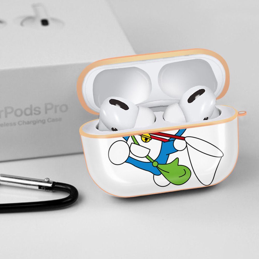 ドラえもん Doraemon 【AirPods Pro用】ハードシェル保護ケース｜耐衝撃・防指紋・カラビナ付き商品仕様