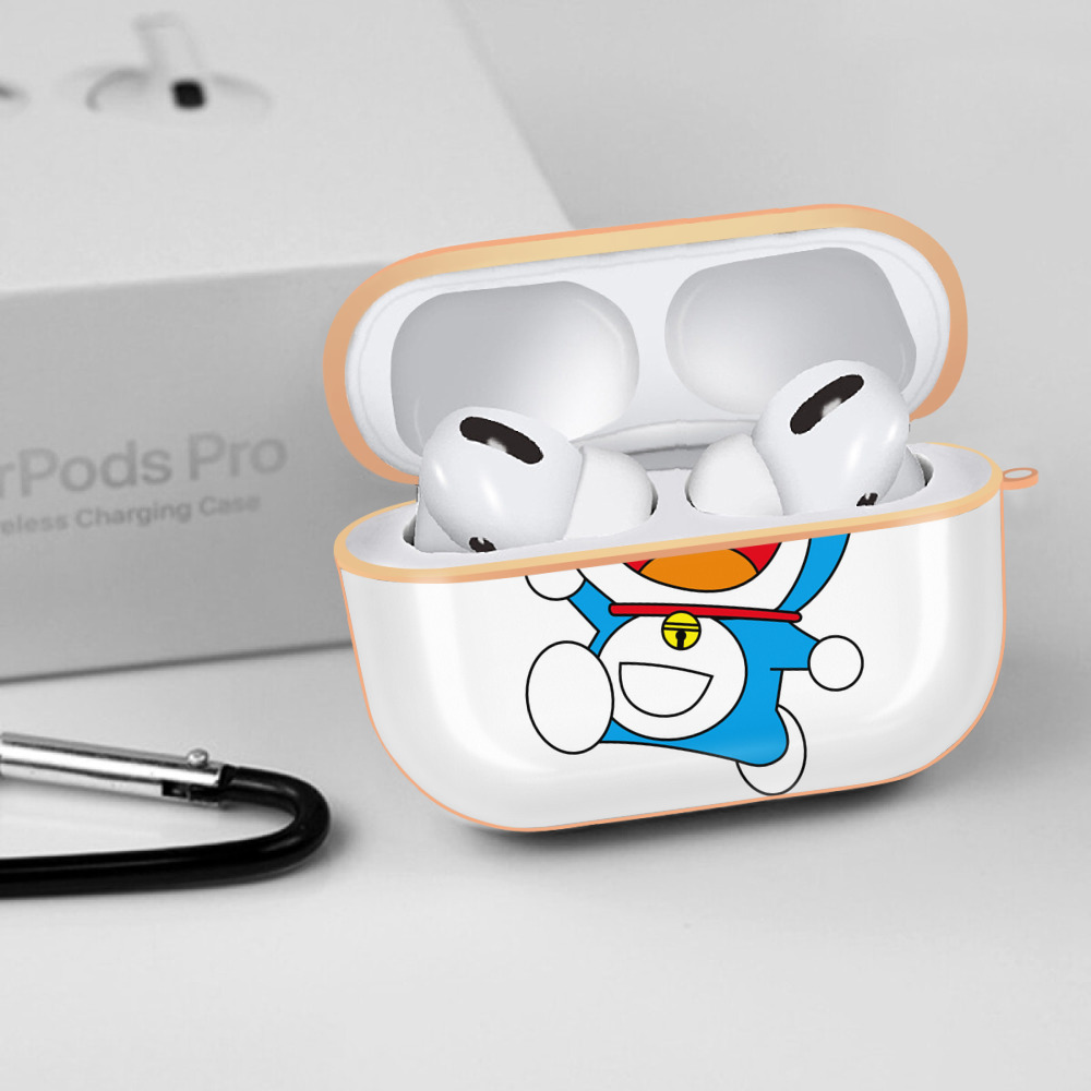 ドラえもん Doraemon 【AirPods Pro用】ハードシェル保護ケース｜耐衝撃・防指紋・カラビナ付き商品仕様