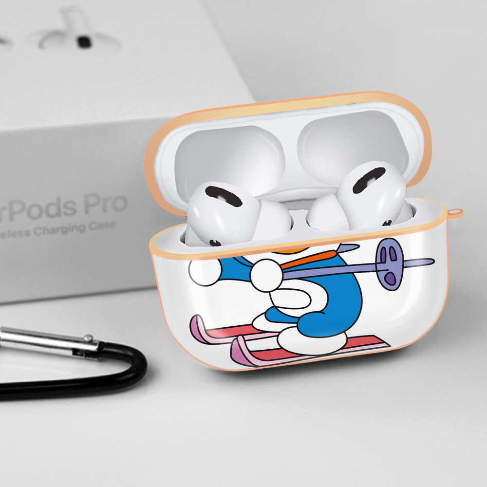 ドラえもん Doraemon 【AirPods Pro用】ハードシェル保護ケース｜耐衝撃・防指紋・カラビナ付き商品仕様