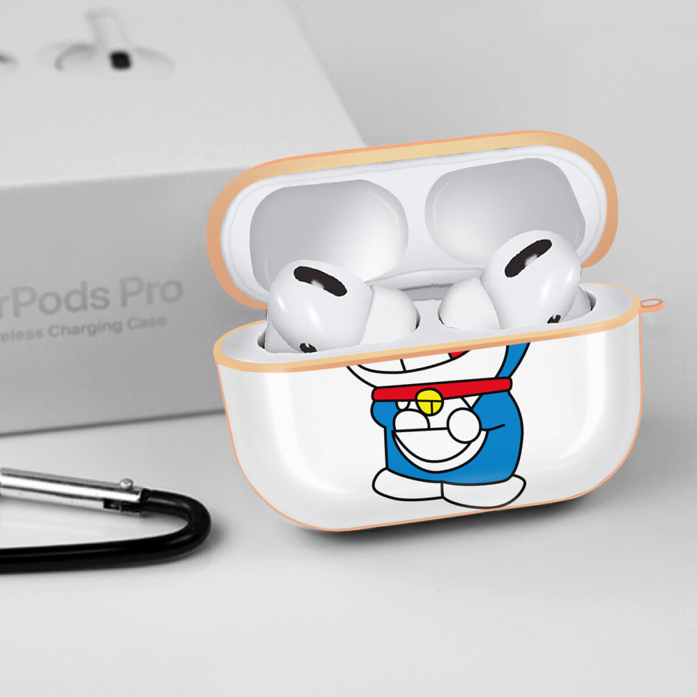 ドラえもん Doraemon 【AirPods Pro用】ハードシェル保護ケース｜耐衝撃・防指紋・カラビナ付き商品仕様