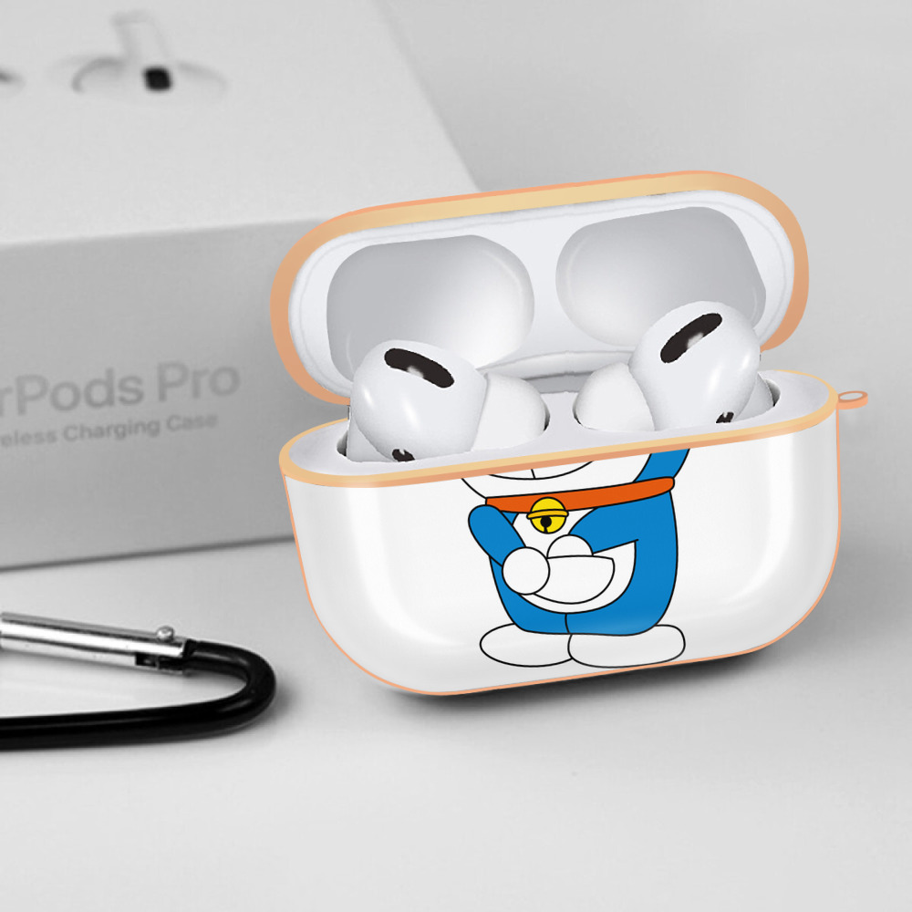 ドラえもん Doraemon 【AirPods Pro用】ハードシェル保護ケース｜耐衝撃・防指紋・カラビナ付き商品仕様