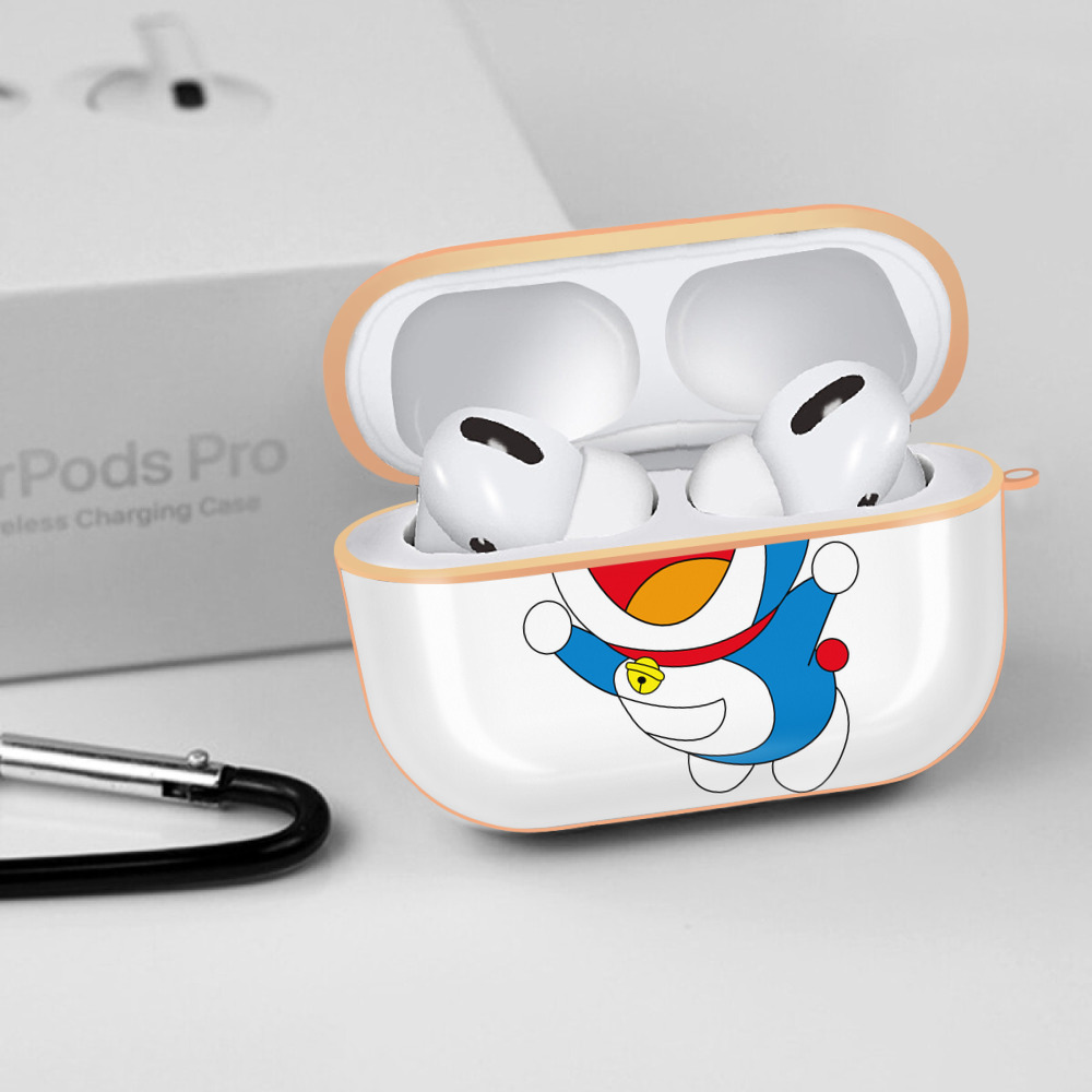 ドラえもん Doraemon 【AirPods Pro用】ハードシェル保護ケース｜耐衝撃・防指紋・カラビナ付き商品仕様