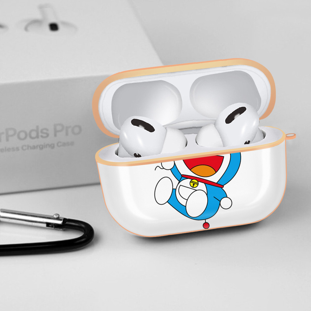 ドラえもん Doraemon 【AirPods Pro用】ハードシェル保護ケース｜耐衝撃・防指紋・カラビナ付き商品仕様