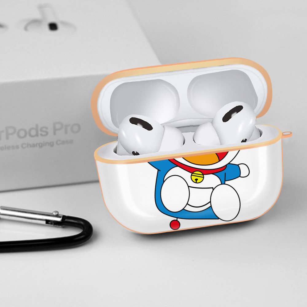 ドラえもん Doraemon 【AirPods Pro用】ハードシェル保護ケース｜耐衝撃・防指紋・カラビナ付き商品仕様