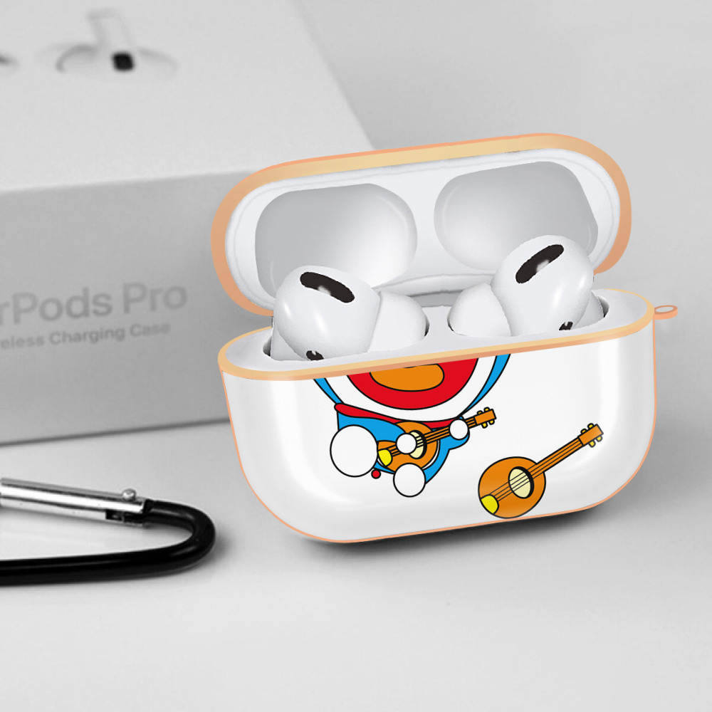 ドラえもん Doraemon 【AirPods Pro用】ハードシェル保護ケース｜耐衝撃・防指紋・カラビナ付き商品仕様