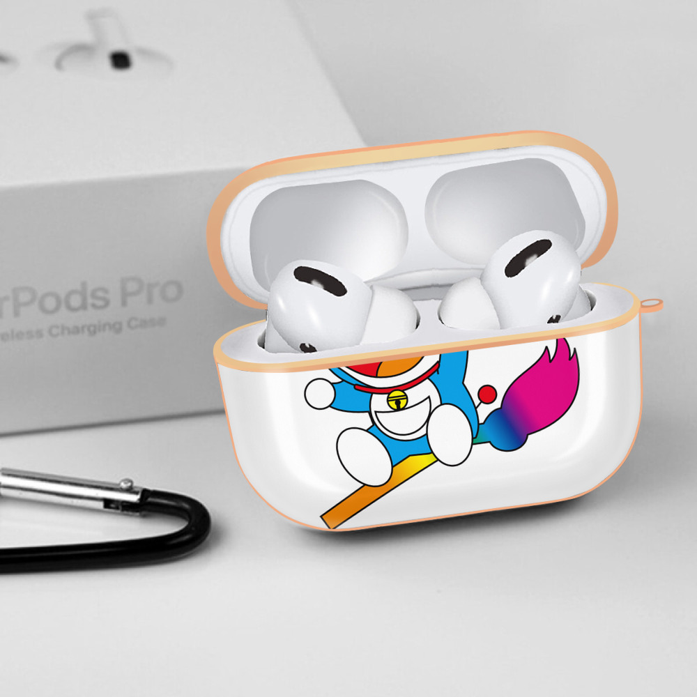 ドラえもん Doraemon 【AirPods Pro用】ハードシェル保護ケース｜耐衝撃・防指紋・カラビナ付き商品仕様