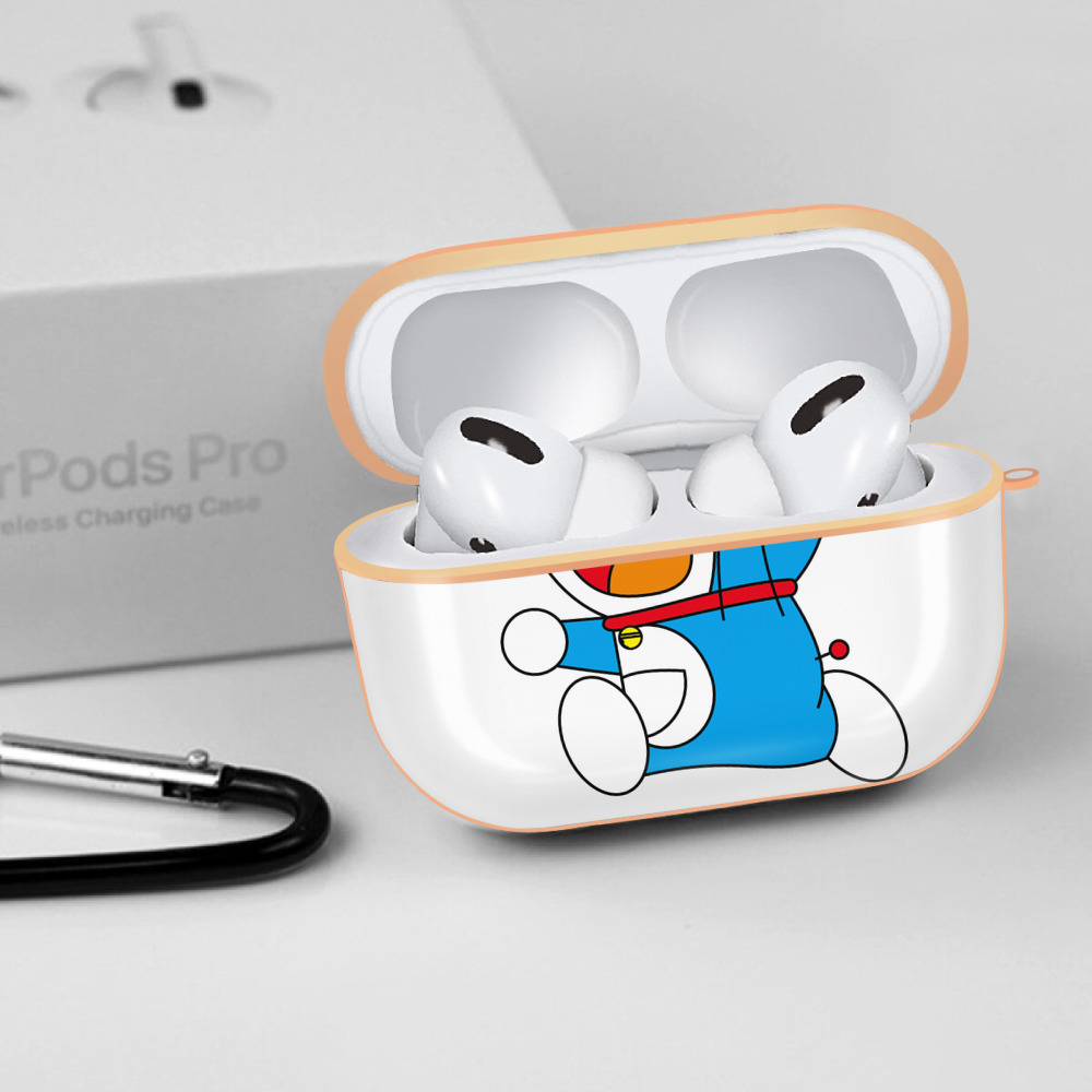 ドラえもん Doraemon 【AirPods Pro用】ハードシェル保護ケース｜耐衝撃・防指紋・カラビナ付き商品仕様