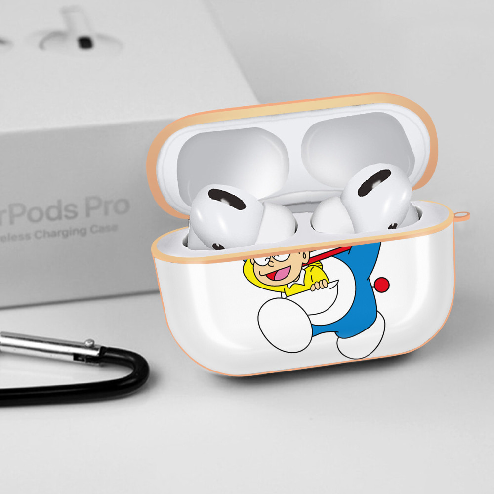 ドラえもん Doraemon 【AirPods Pro用】ハードシェル保護ケース｜耐衝撃・防指紋・カラビナ付き商品仕様