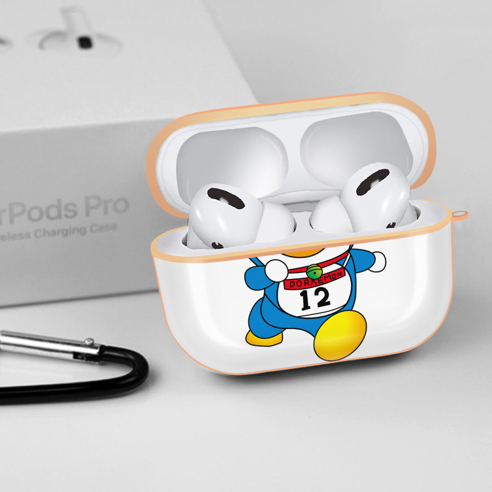 ドラえもん Doraemon 【AirPods Pro用】ハードシェル保護ケース｜耐衝撃・防指紋・カラビナ付き商品仕様