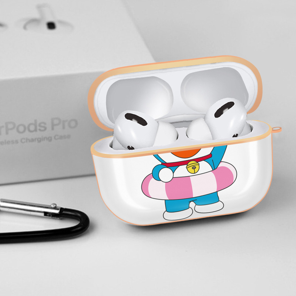 ドラえもん Doraemon 【AirPods Pro用】ハードシェル保護ケース｜耐衝撃・防指紋・カラビナ付き商品仕様