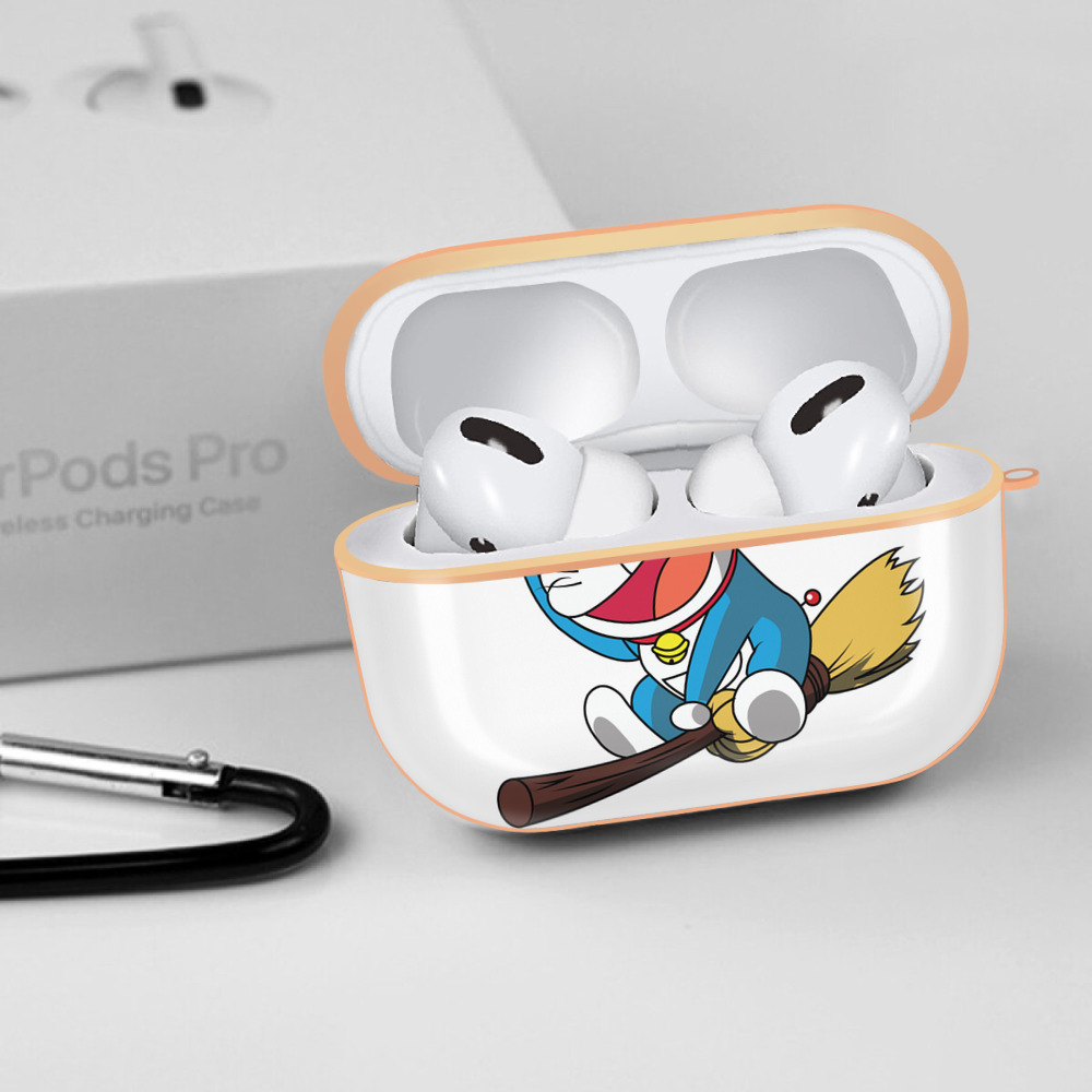 ドラえもん Doraemon 【AirPods Pro用】ハードシェル保護ケース｜耐衝撃・防指紋・カラビナ付き商品仕様
