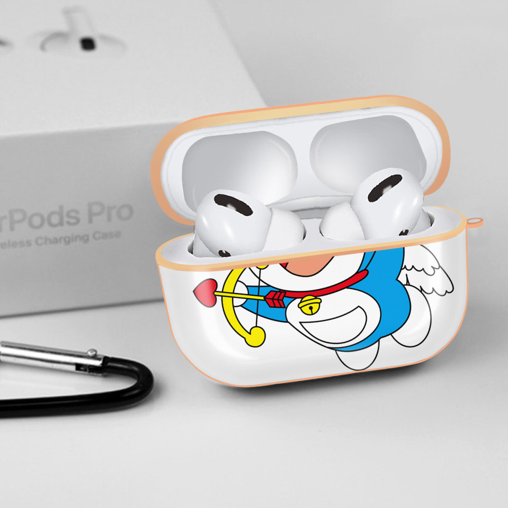 ドラえもん Doraemon 【AirPods Pro用】ハードシェル保護ケース｜耐衝撃・防指紋・カラビナ付き商品仕様