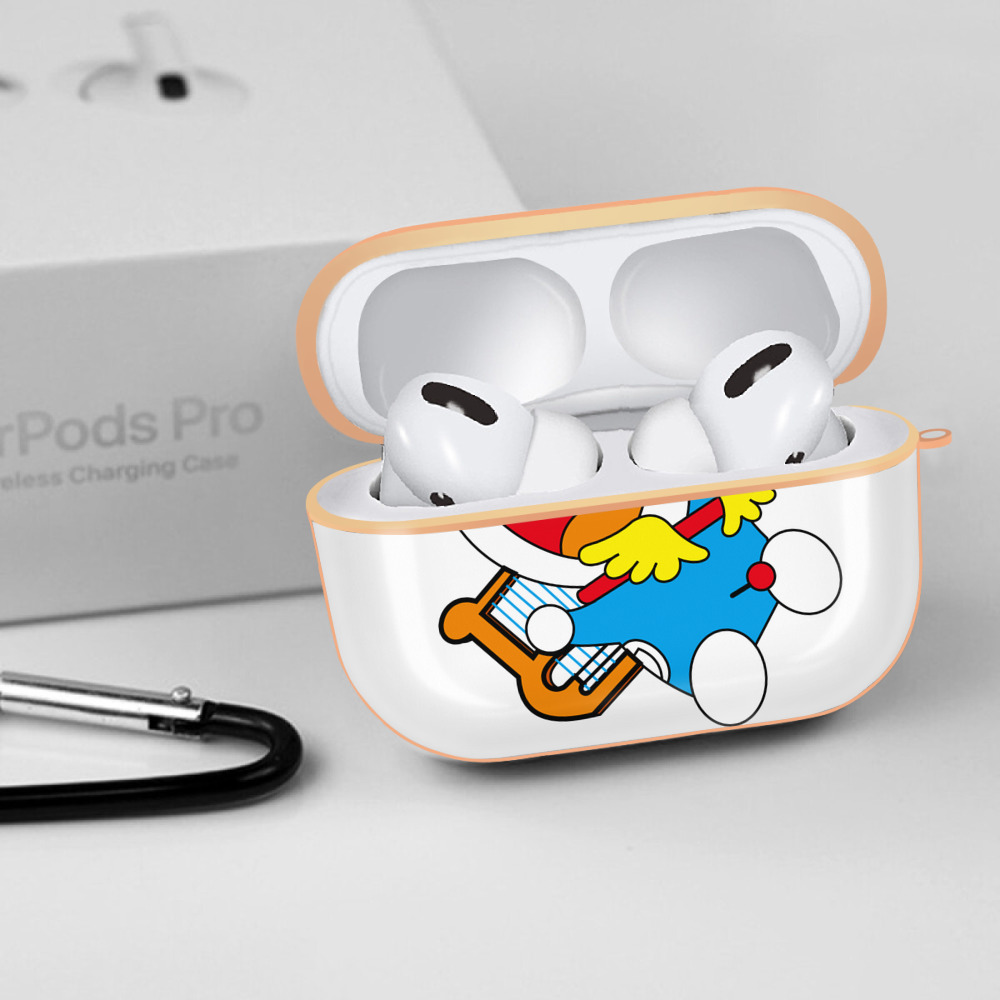 ドラえもん Doraemon 【AirPods Pro用】ハードシェル保護ケース｜耐衝撃・防指紋・カラビナ付き商品仕様