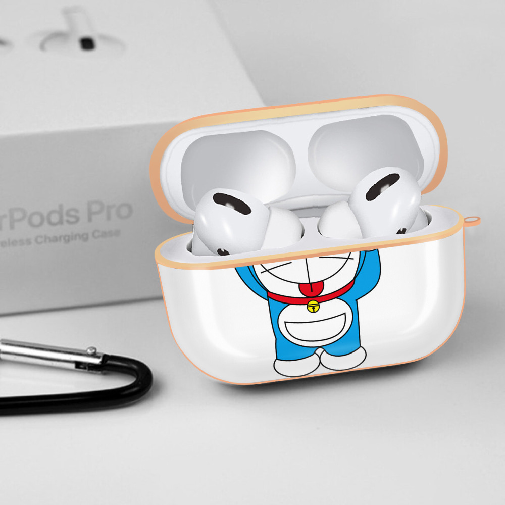 ドラえもん Doraemon 【AirPods Pro用】ハードシェル保護ケース｜耐衝撃・防指紋・カラビナ付き商品仕様