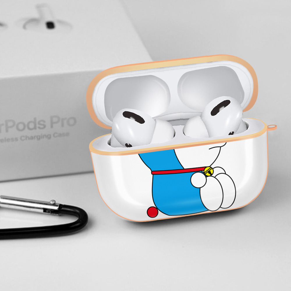 ドラえもん Doraemon 【AirPods Pro用】ハードシェル保護ケース｜耐衝撃・防指紋・カラビナ付き商品仕様